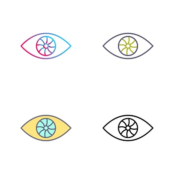 Unique Eye Vector Icon