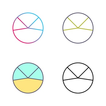 Pie Chart Analysis Vector Icon