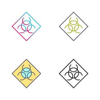 Biological Hazard Vector Icon