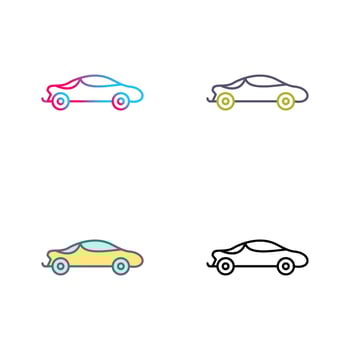 Sports Car Vector Icon