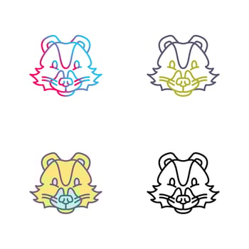 Skunk Vector Icon