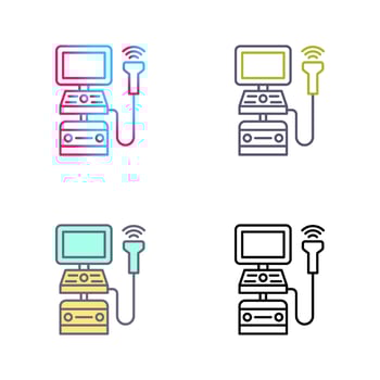 Ultrasound Machine Vector Icon