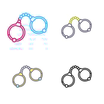 Handcuffs Vector Icon