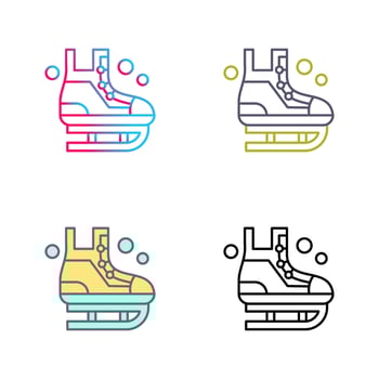 Ice Skating Vector Icon