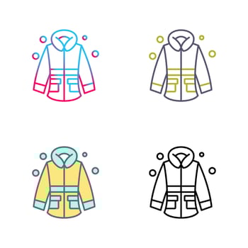 Winter Jacket Vector Icon