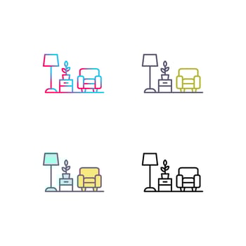 Living Room Vector Icon