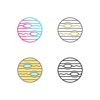 Neptune Vector Icon