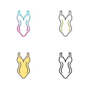 Swim Suit Vector Icon