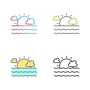Sea Vector Icon