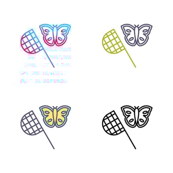 Butterfly Catcher Vector Icon