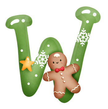 Xmas alphabet w png