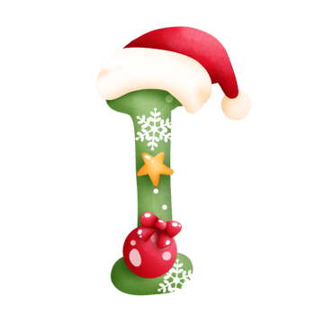 Xmas alphabet i png