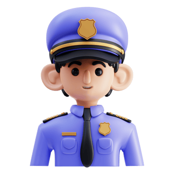 Police Officer 3D Illustration png
