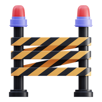 Police Line 3D Illustration png