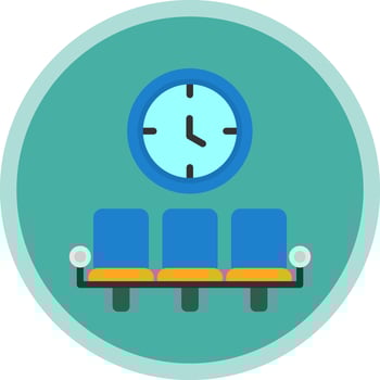 Waiting room Vector Icon Design