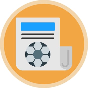 Newspaper Vector Icon Design