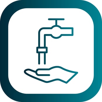 Hand wash Vector Icon Design