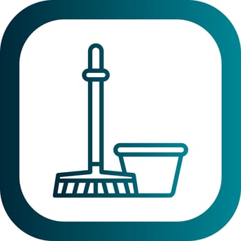Mop Vector Icon Design