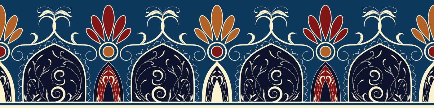 carpet pattern Textile digital design motif pattern decor hand made artwork frame gift card wallpaper women cloth front back and duppata print element of baroque ornament paisley abstract border rug vector