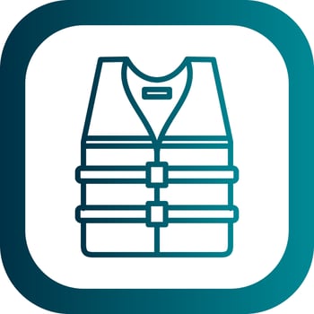 Life jacket Vector Icon Design