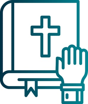 Oath Vector Icon Design
