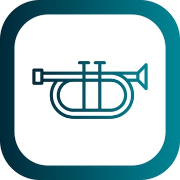 Trumpet Vector Icon Design