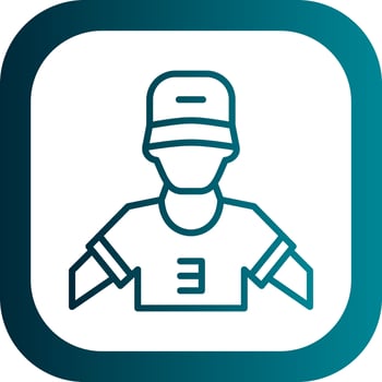Player Vector Icon Design