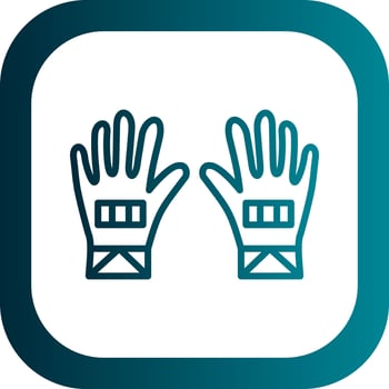 Gloves Vector Icon Design