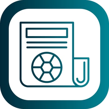 Newspaper Vector Icon Design