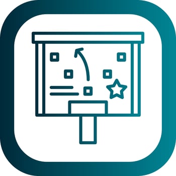 Presentation Vector Icon Design