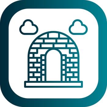 Igloo Vector Icon Design