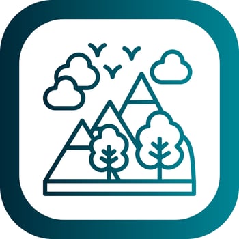 Alps Vector Icon Design