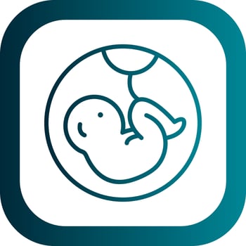 Embryo Vector Icon Design