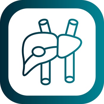 Liver Vector Icon Design