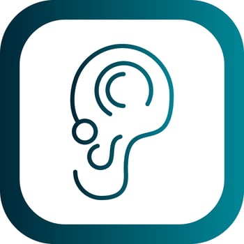 Ear Vector Icon Design