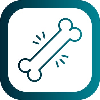 Bone Vector Icon Design