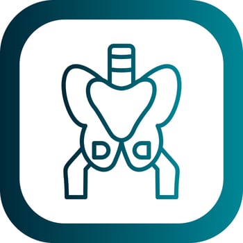 Pelvis Vector Icon Design