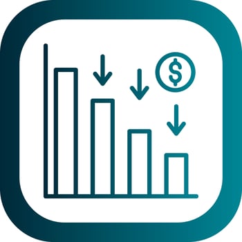 Loss Vector Icon Design