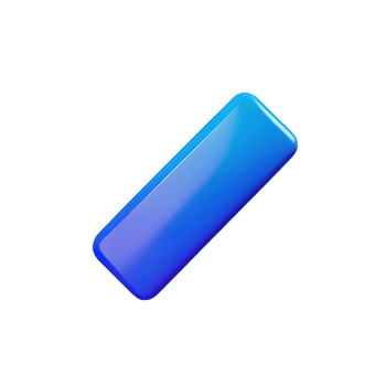 rectangle Button 3d element png
