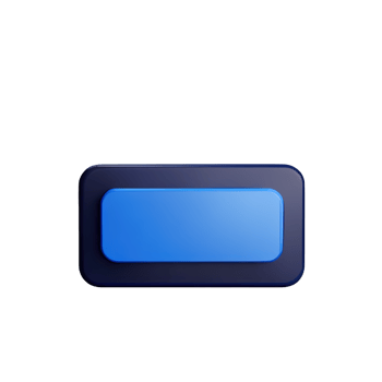 rectangle Button 3d element png
