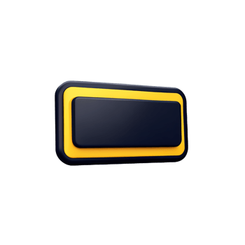 rectangle Button 3d element png