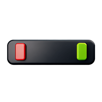 rectangle Button 3d element png