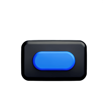 rectangle Button 3d element png