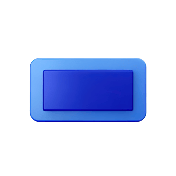 rectangle Button 3d element png