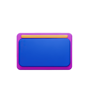 rectangle Button 3d element png