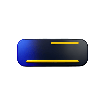 rectangle Button 3d element png