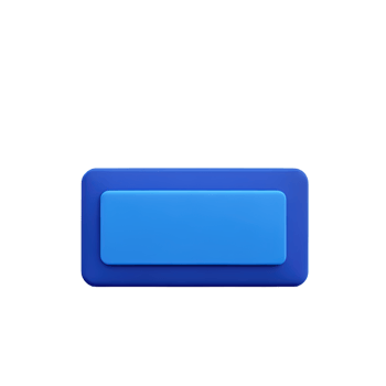rectangle Button 3d element png