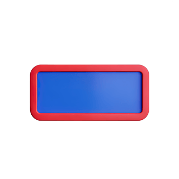 rectangle Button 3d element png
