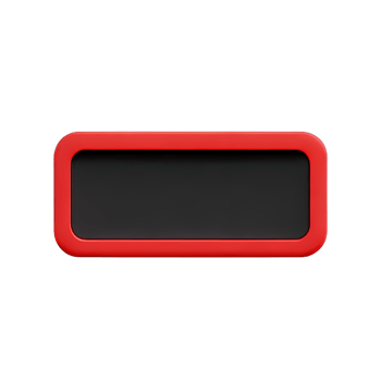 rectangle Button 3d element png