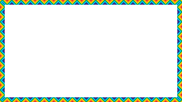 Geometric zigzag frame rectangle transparent png